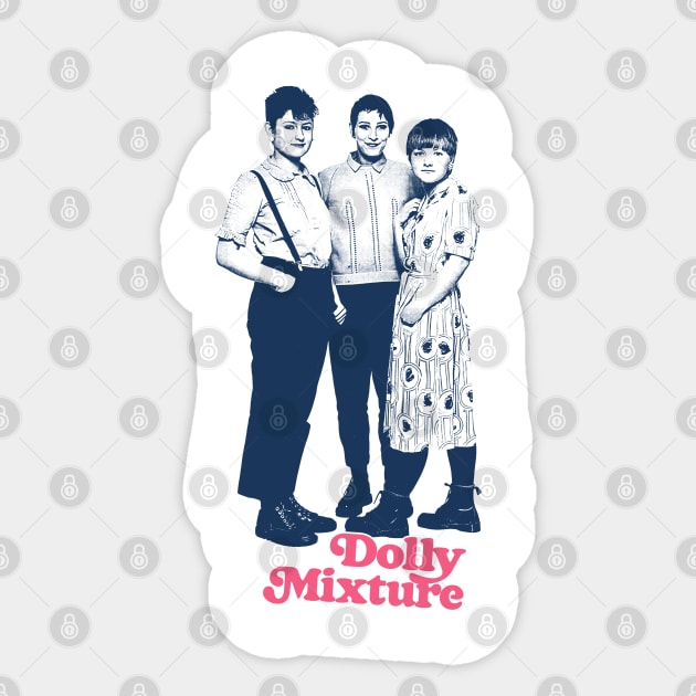 Dolly Mixture -- Original Fan Artwork Sticker by unknown_pleasures